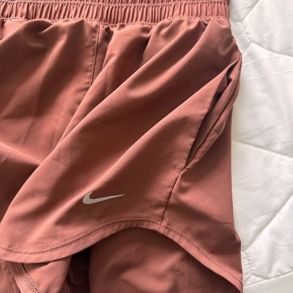 Nike Women's Maroon Athletic Shorts - Picture 3 of 4